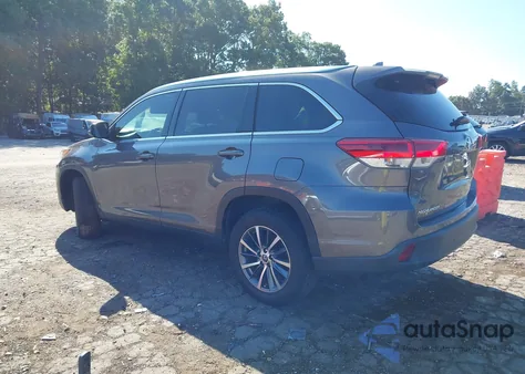 2019 Toyota Highlander Xle from USA, damaged, VIN 5TDKZRFH9KS333586